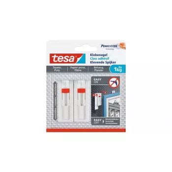Ganchos multiusos TESA 77774 Indoor rojo blanco 2 uds.