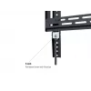 Soporte de pared MULTIBRACKETS M Universal HD Portrait para pantallas de 60 a 100 pulgadas, VESA 200x200–400x600, carga 100 kg, negro