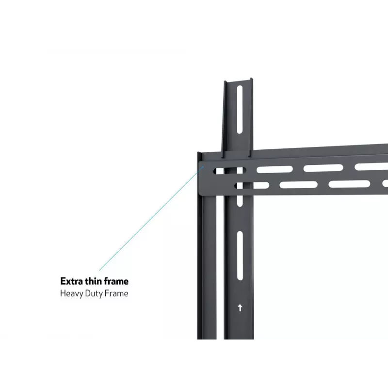 Soporte de pared MULTIBRACKETS M Universal HD Portrait para pantallas de 60 a 100 pulgadas, VESA 200x200–400x600, carga 100 kg, negro