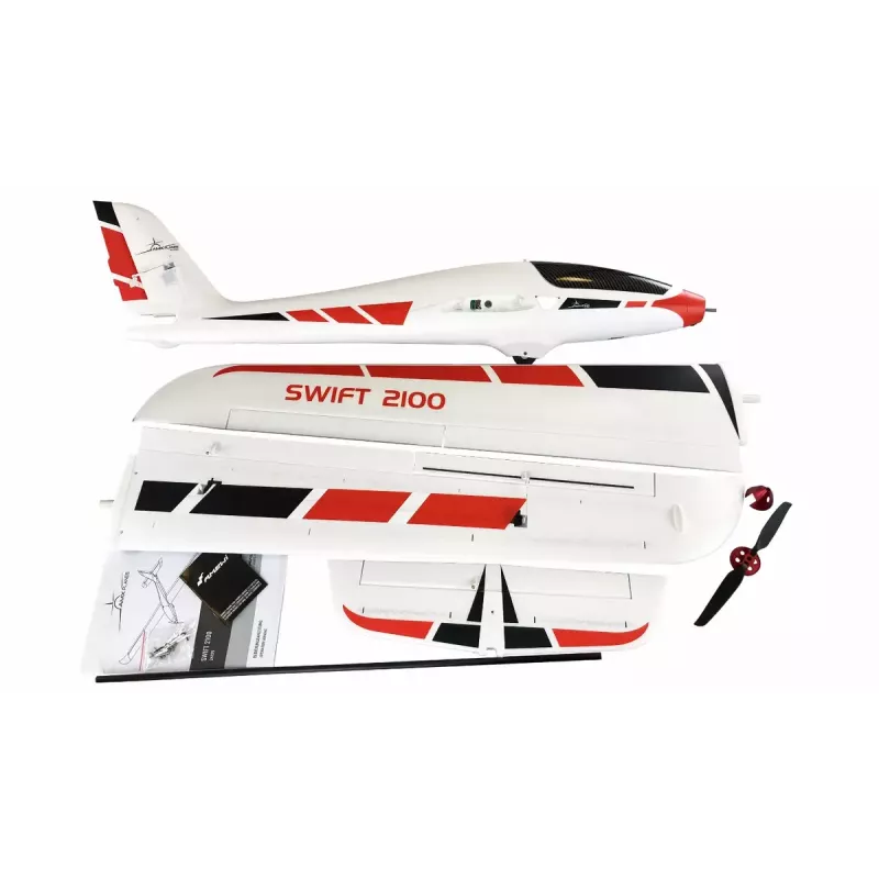 Avión Amewi Swift 2100 motor eléctrico 1,35 kg a partir de 14 años