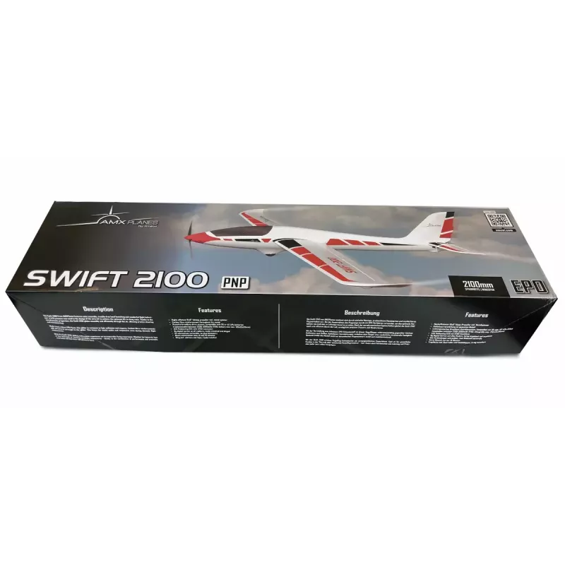 Avión Amewi Swift 2100 motor eléctrico 1,35 kg a partir de 14 años