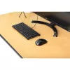 Manhattan teclado USB compacto con cable, 12 teclas multimedia/función, cable USB-A de 1,5 m integrado, formato compacto de perfil bajo, para PC y portátil, negro