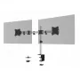 Durable SELECT Soporte para monitor 509523 para 2 monitores, montaje en escritorio, plata