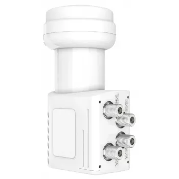 Hama 00205376 convertidor de bloque de bajo ruido (LNB) 10,7 – 12,75 GHz blanco