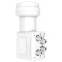 Hama 00205376 convertidor de bloque de bajo ruido (LNB) 10,7 – 12,75 GHz blanco