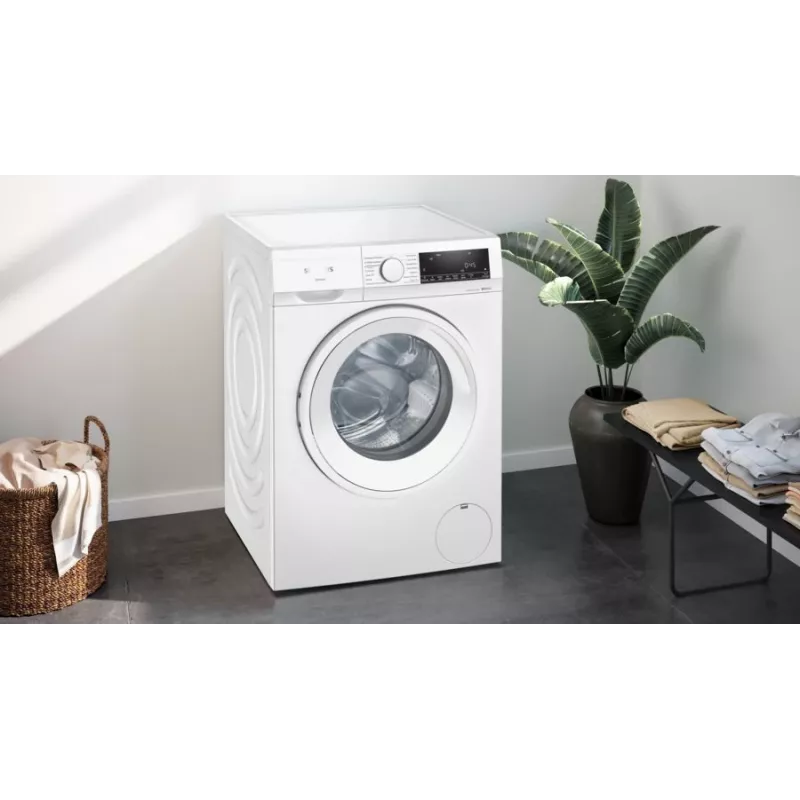 Siemens iQ300 WN34A141 lavadora-secadora de libre instalación carga frontal blanca