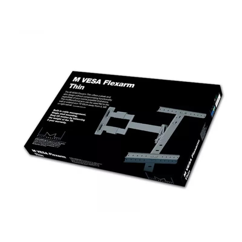 Brazo de montaje Multibrackets M VESA Flexarm Thin negro