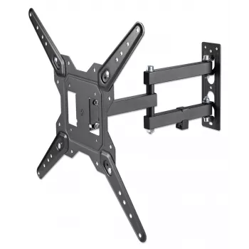 Soporte de pared Manhattan para TV y monitores (movimiento completo), para pantallas de 32