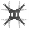 Soporte de pared Manhattan para TV y monitores (movimiento completo), para pantallas de 32 inch a 55 inch, compatibilidad VESA: cualquier medida entre 100x100 mm y 400x400 mm – comprueba las dimensiones de los cuatro orificios de montaje en la parte trasera de la pantalla para asegurarte de que encaja, máx. 30 kg, negro, soporte