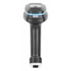 Lector de códigos de barras 2D de mano inalámbrico Manhattan, profundidad de escaneo 250 mm, alcance efectivo de hasta 80 m (línea de visión), luz ambiental máx. 100.000 lux (luz solar), negro, cable de carga (USB-A a USB-C al dispositivo) 1 m incluido, tres años de garantía