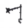 Soporte de escritorio Manhattan para TV y monitores (movimiento completo), para pantallas de 13 inch a 27 inch, fijación con abrazadera al escritorio, compatibilidad VESA: 75x75 mm y 100x100 mm – comprueba las dimensiones de los cuatro orificios de montaje en la parte trasera de la pantalla para asegurarte de que encaja, máx. 8 kg, soporte, garantía de por vida