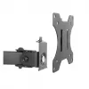 Soporte de escritorio Manhattan para TV y monitores (movimiento completo), para pantallas de 13 inch a 27 inch, fijación con abrazadera al escritorio, compatibilidad VESA: 75x75 mm y 100x100 mm – comprueba las dimensiones de los cuatro orificios de montaje en la parte trasera de la pantalla para asegurarte de que encaja, máx. 8 kg, soporte, garantía de por vida