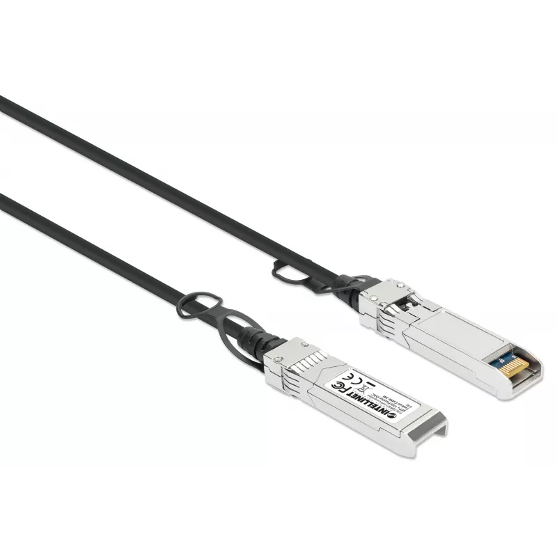 Intellinet cable twinax de cobre direct attach pasivo SFP+ 10G de 2 m 30AWG compatible con HP