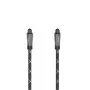 Hama 00205140 Cable de audio 3 m TOSLINK negro gris conector macho a conector macho dorado