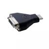DELL 492-11681 Adaptador de cable 19 pines HDMI-A macho 24 pines DVI hembra negro