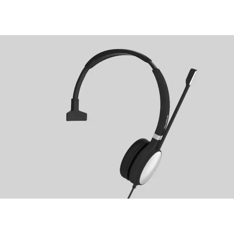 Yealink UH36 Mono auricular con cable diadema oficina/callcenter USB Type-A negro, plateado