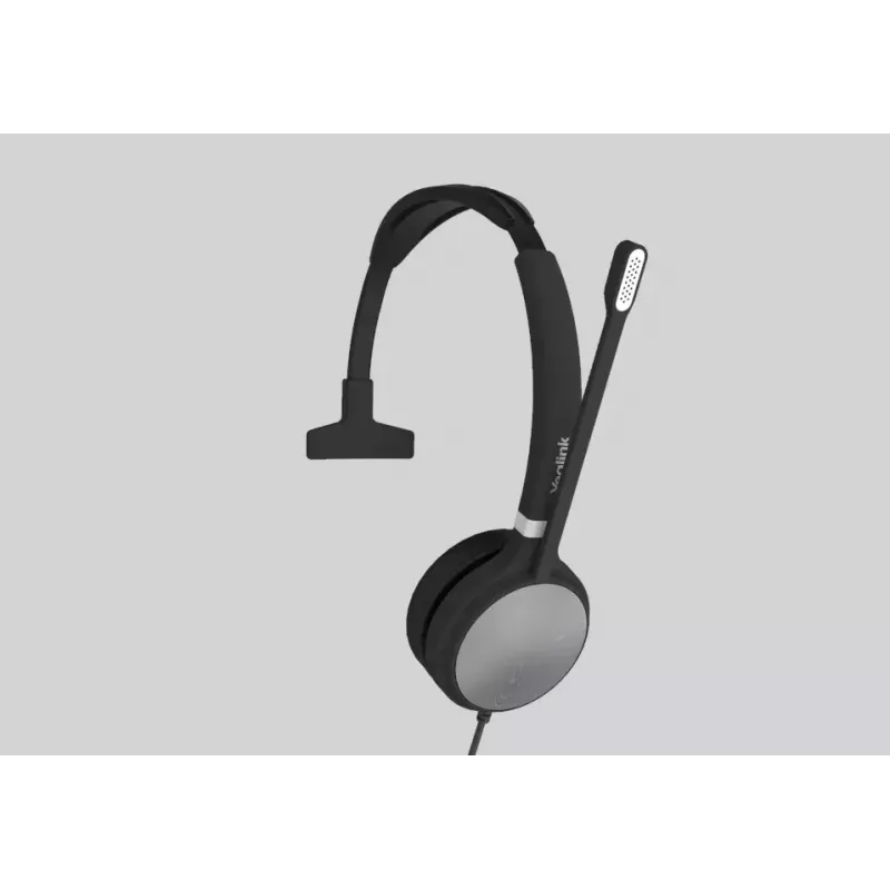 Yealink UH36 Mono auricular con cable diadema oficina/callcenter USB Type-A negro, plateado