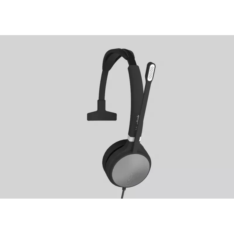 Yealink UH36 Mono auricular con cable diadema oficina/callcenter USB Type-A negro, plateado