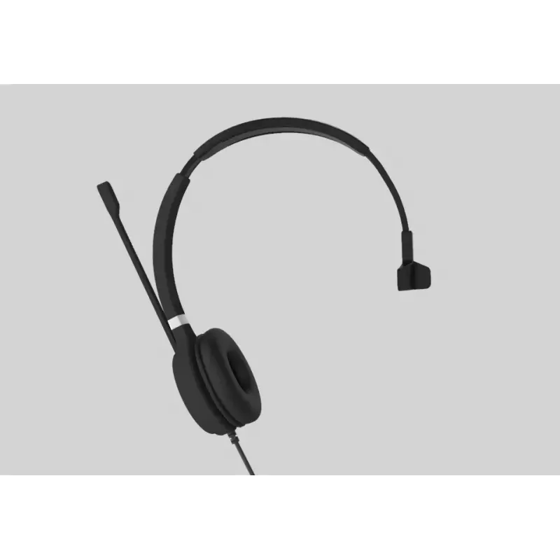 Yealink UH36 Mono auricular con cable diadema oficina/callcenter USB Type-A negro, plateado