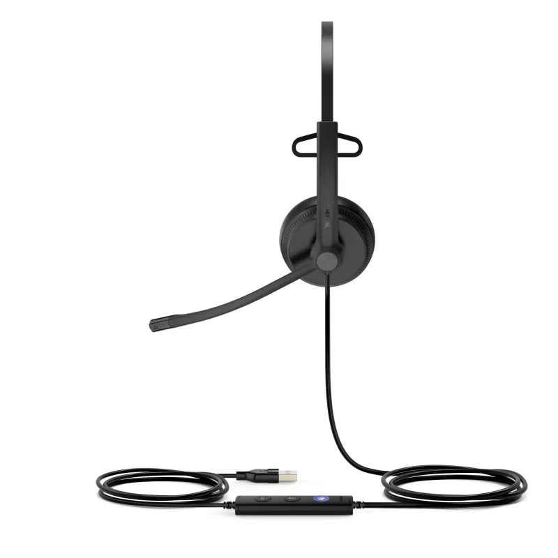 Yealink UH34 Mono Teams auricular, con cable, oficina/callcenter, 20 - 20000 Hz, 88 g, auricular, negro