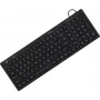 KeySonic KSK-6031INEL-B (DE) Teclado, industrial, USB, QWERTZ, Alemán, Negro