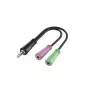 Hama 00200352 cable de audio 0,15 m 3,5 mm 2 x 3,5 mm negro