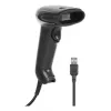 Manhattan Lector de códigos de barras 2D LED de mano 153997, USB-A, alcance de lectura 320 mm, cable de 1,4 m, negro