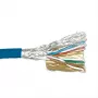 Cable de parcheo ACT CAT6 S/FTP PVC Stranded Azul 305 m