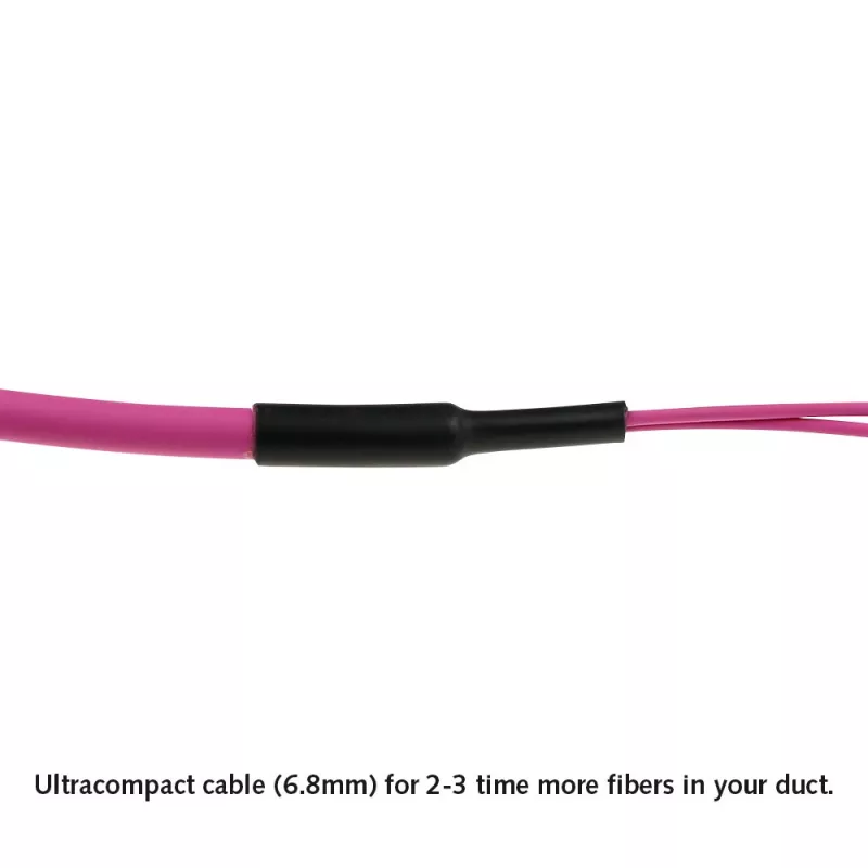 ACT 50 metros cable troncal de fibra óptica multimodo 50/125 OM4(OM3) polaridad B con 2 conectores hembra MTP/MPO en cada extremo