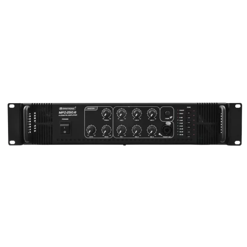 Amplificador de audio Omnitronic 80709731 Performance/escenario negro