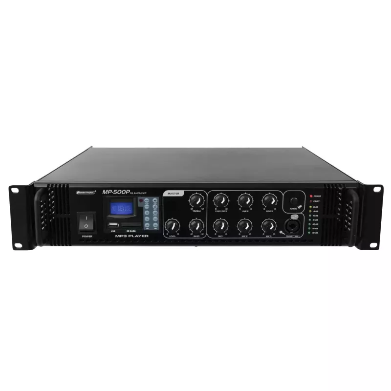 Amplificador de audio Omnitronic 80709650 Performance/escenario negro