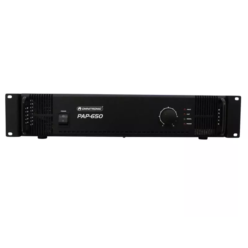 Amplificador de audio Omnitronic 80709820 Performance/escenario negro