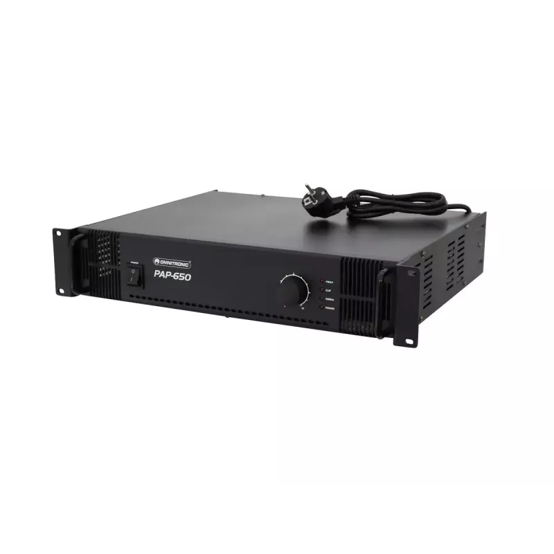 Amplificador de audio Omnitronic 80709820 Performance/escenario negro