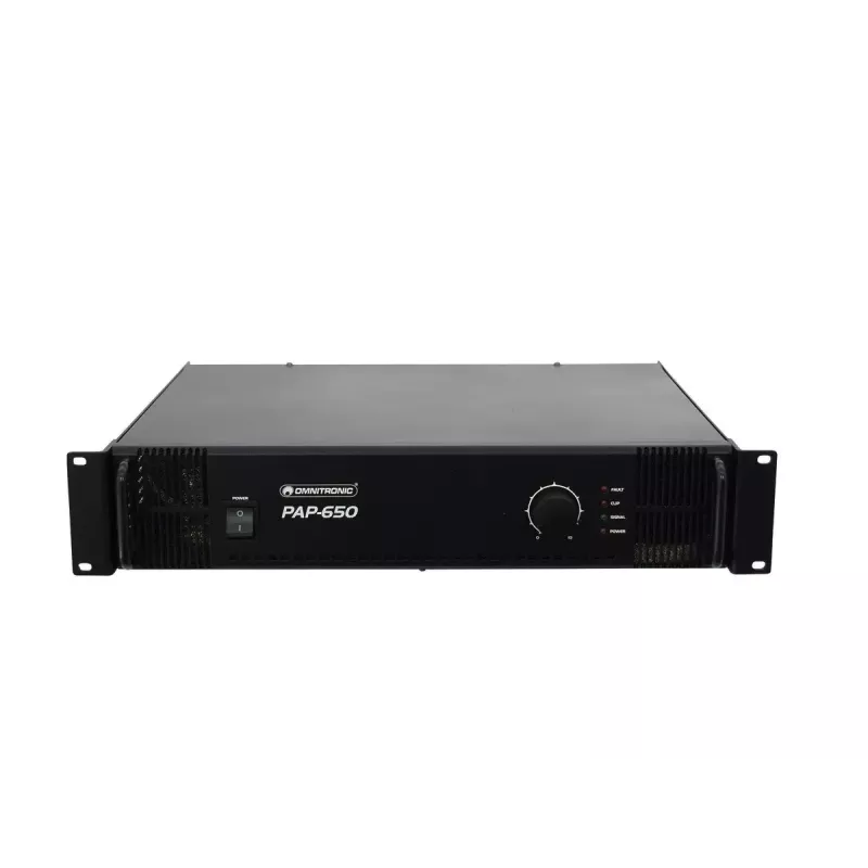 Amplificador de audio Omnitronic 80709820 Performance/escenario negro