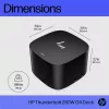 HP Thunderbolt Dock 280W G4 base de acoplamiento con cable Thunderbolt 4 negro