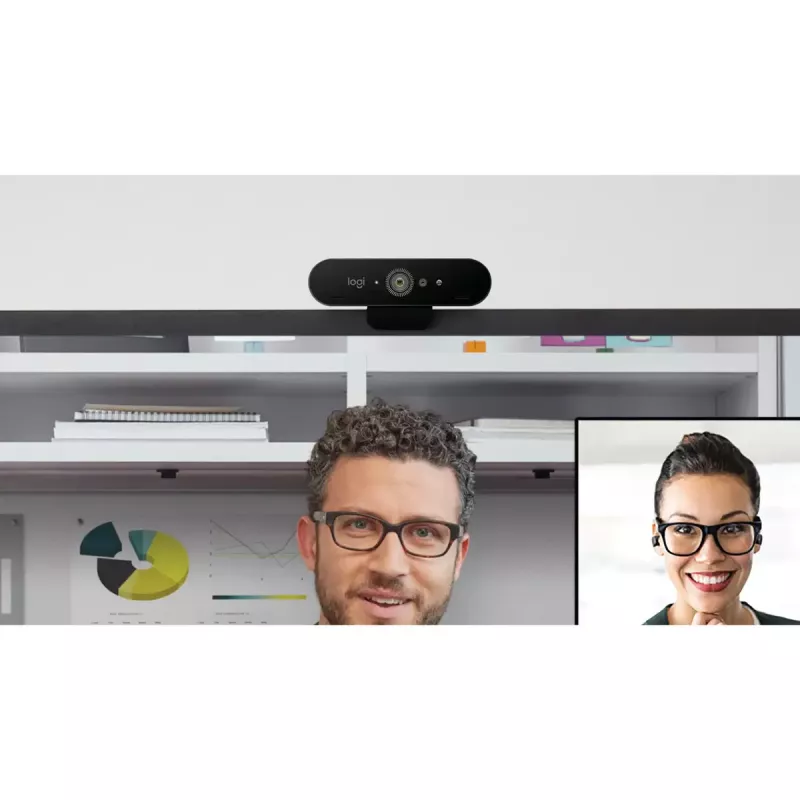 Logitech BRIO Stream Cámara web, 1080p 60 fps, 960-001390