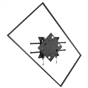 Chief Freestyle Adaptador giratorio, placa para dispositivo, Negro, 24,9 kg, 400 x 400 mm, 90 - 360°, 0 - 90°