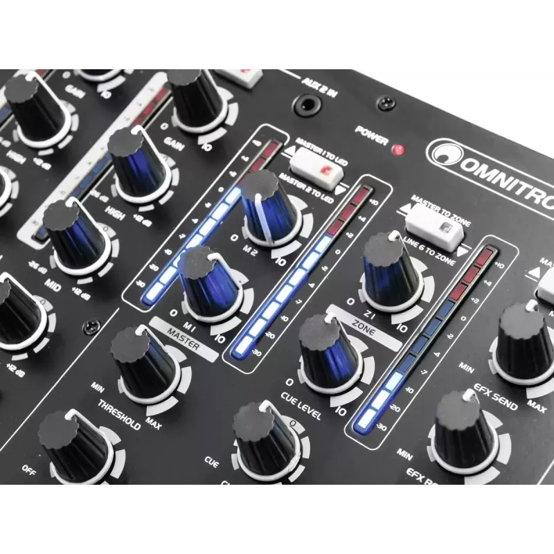 Mesa de mezclas Omnitronic CM-5300 5 canales 20 - 20000 Hz negro