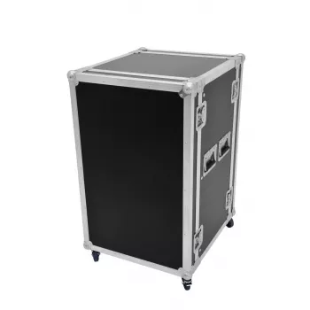 Flightcase Roadinger 30109127 abedul negro plata 29,2 kg