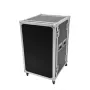 Flightcase Roadinger 30109127 abedul negro plata 29,2 kg