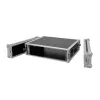 Flightcase Roadinger 30109095 abedul negro plata 9,8 kg