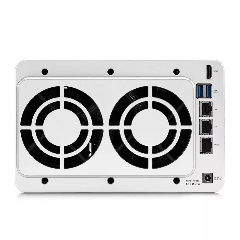 TerraMaster F5-422 NAS/Servidor de almacenamiento Sobremesa Intel® Celeron® J3455 4 GB DDR3 0 TB Gris