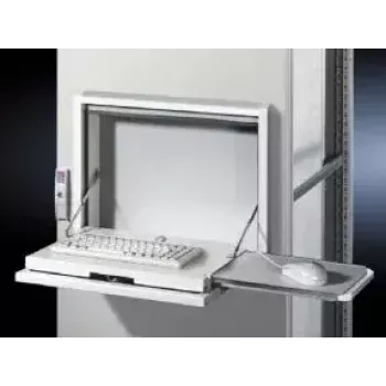 Carcasa de montaje en pared Rittal SZ 2379.600 — rack 8U, blanco, aluminio/acero, 482,6×126×355 mm