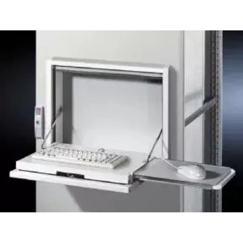 Carcasa de montaje en pared Rittal SZ 2379.600 — rack 8U, blanco, aluminio/acero, 482,6×126×355 mm