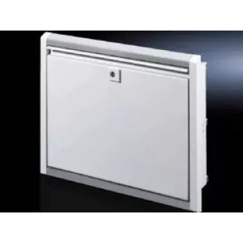 Carcasa de montaje en pared Rittal SZ 2379.600 — rack 8U, blanco, aluminio/acero, 482,6×126×355 mm