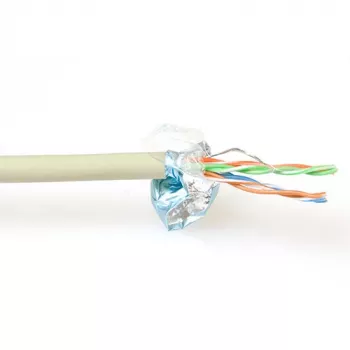 Cable de parcheo ACT CAT5E F/UTP LSZH flexible marfil 500m