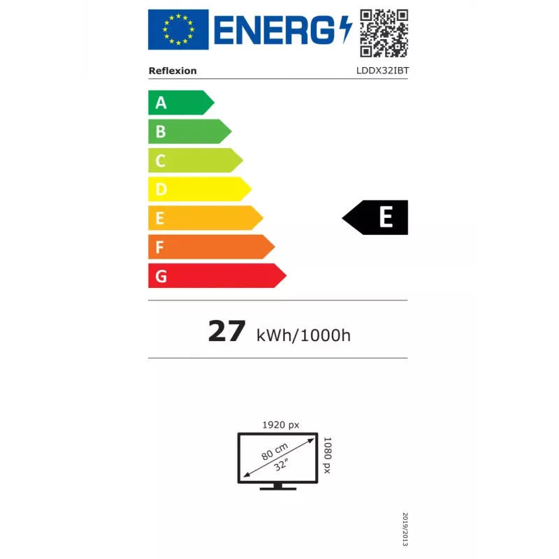 Televisor Reflexion LDDX32iBT 32 pulgadas LCD Edge-LED 1920 x 1080