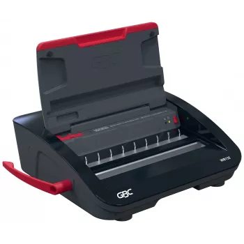 Encuadernadora eléctrica GBC WireBind® WB15E, encuadernadora de alambre, eléctrica, 125 hojas, negro, rojo