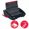 Encuadernadora eléctrica GBC WireBind® WB15E, encuadernadora de alambre, eléctrica, 125 hojas, negro, rojo