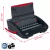 Encuadernadora eléctrica GBC WireBind® WB15E, encuadernadora de alambre, eléctrica, 125 hojas, negro, rojo